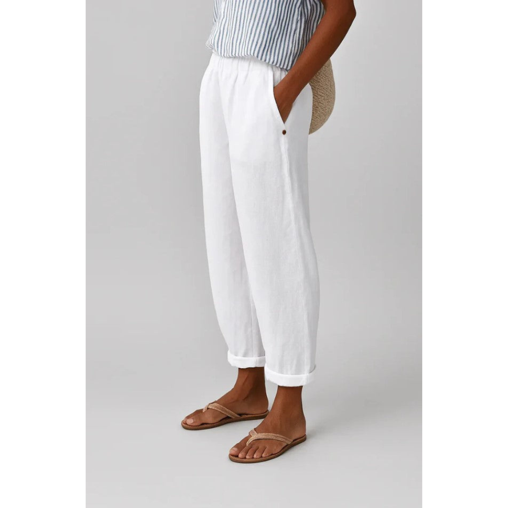 Angela - Timeless Linen-Cotton Trousers