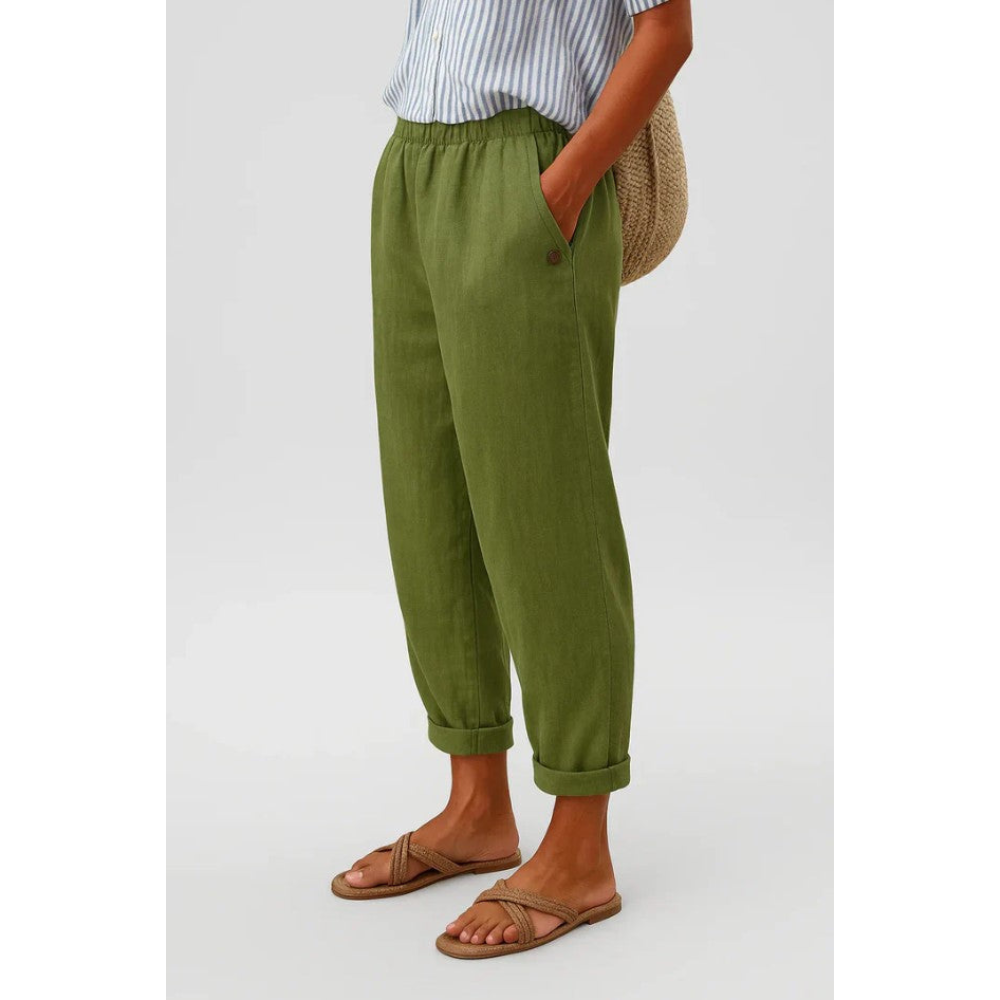 Angela - Timeless Linen-Cotton Trousers