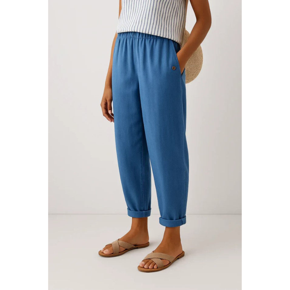 Angela - Timeless Linen-Cotton Trousers
