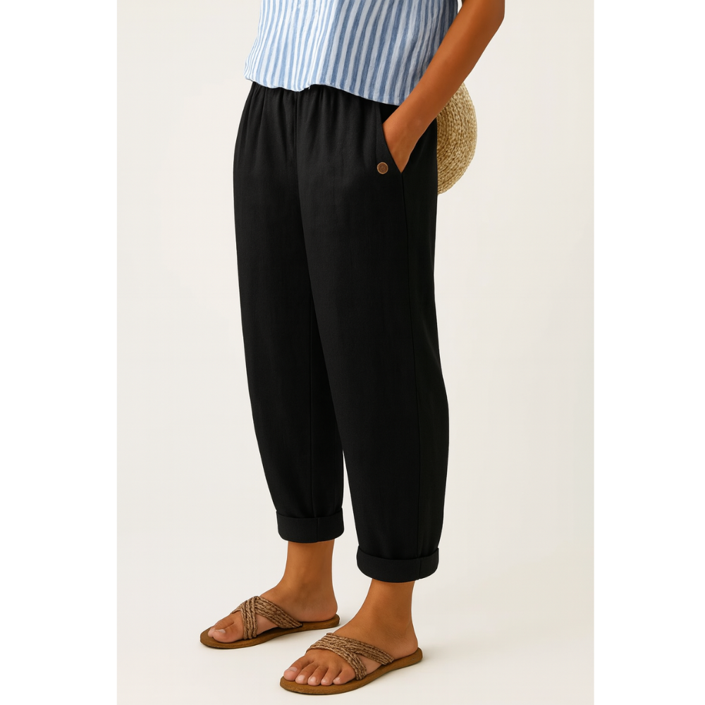 Angela - Timeless Linen-Cotton Trousers