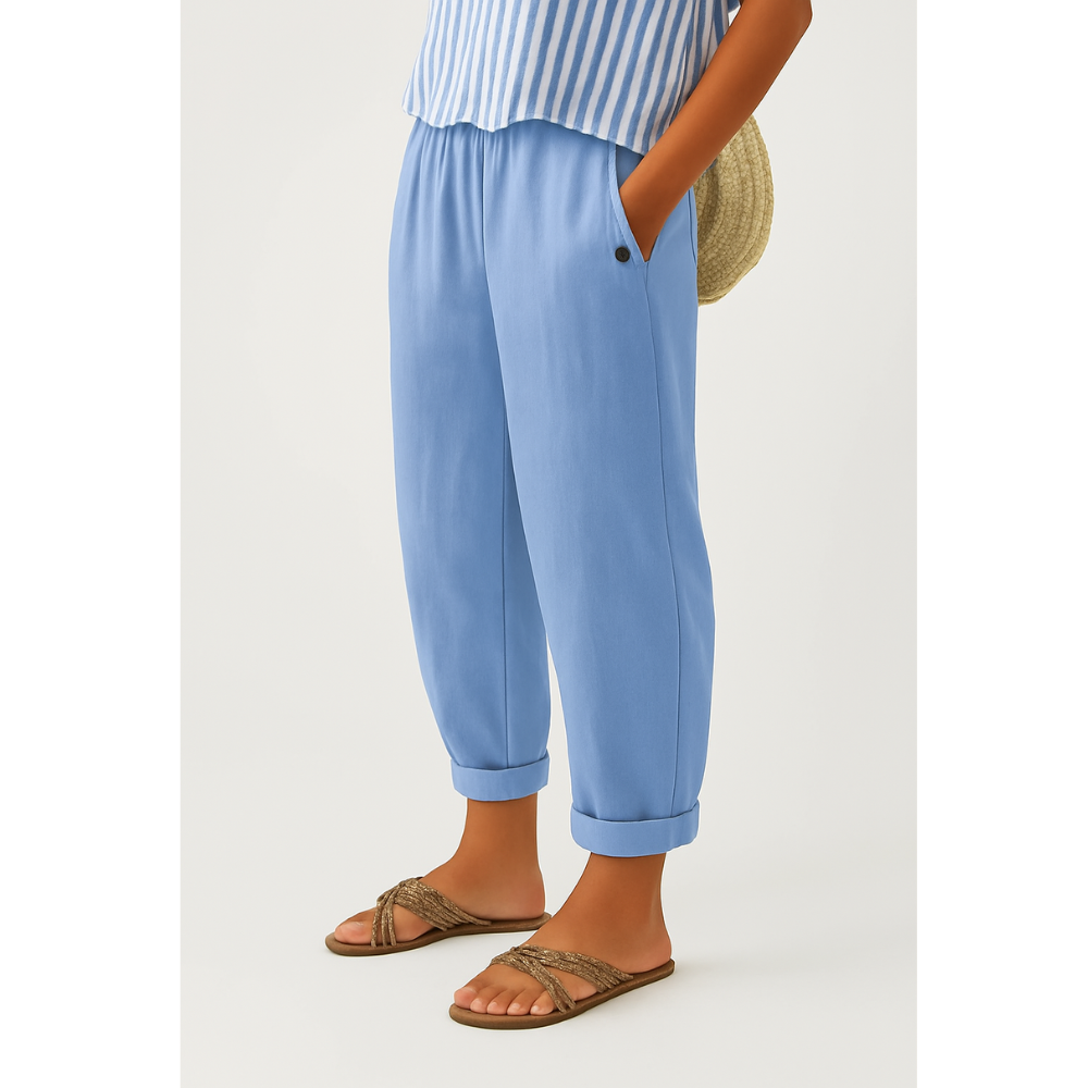 Angela - Timeless Linen-Cotton Trousers